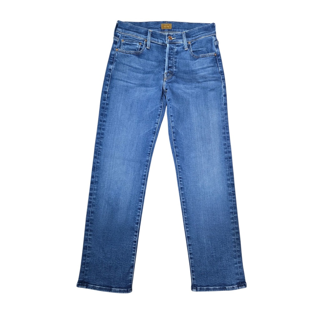 MOTHER The Slider Hover Jeans Coastal Colors Straight Leg 26 Premium Streetwear